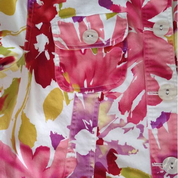 Drapers & Damons floral print jacket L - Picture 12 of 13